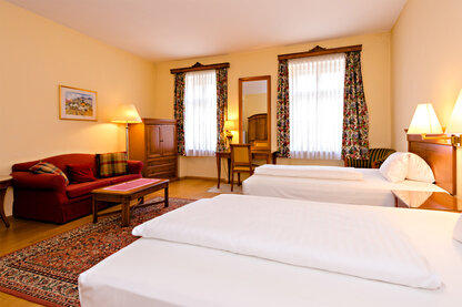 Doppelzimmer Wohn- und Schlafbereich Doppelzimmer Wohn- und Schlafbereich